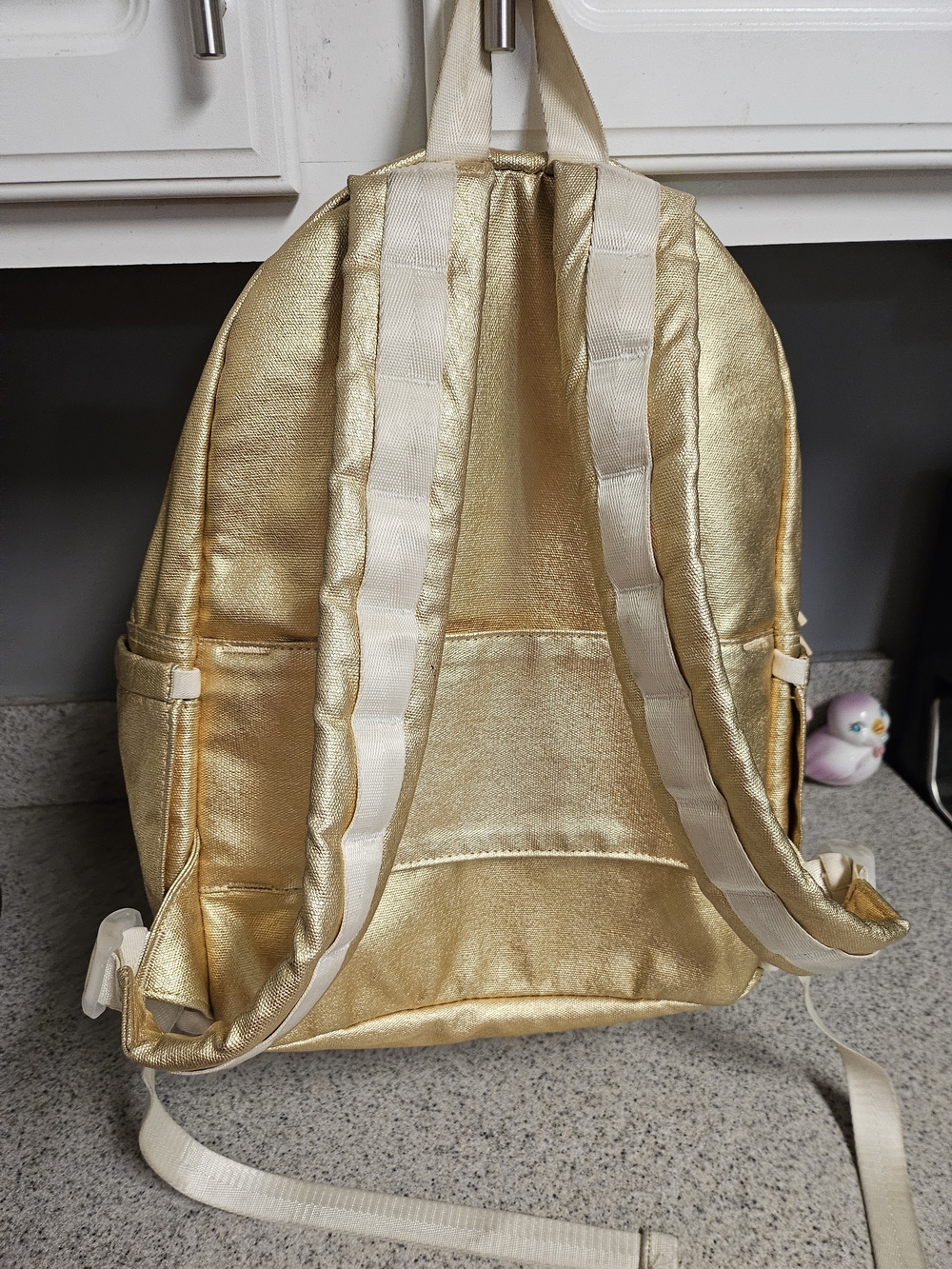 STATE Metallic Gold Backpack - Picture 6 of 16